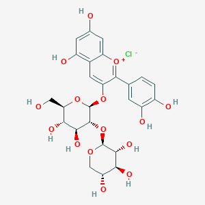 氯化矢车菊素-3-桑布双糖苷