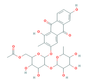 1,3,6-三羟基-2-甲基蒽醌-3-O-(O-6'-乙酰基)-新橙皮糖苷