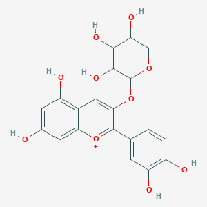 矢车菊素-3-阿拉伯糖苷